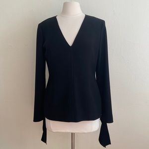 Carolina Herrera Black Blouse Size 8